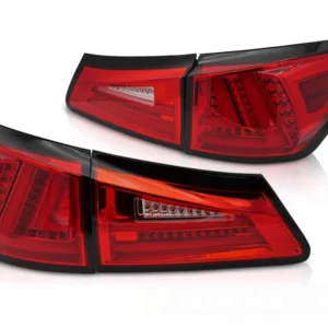 Baklykter Lexus IS II (2006–2013) LED Rød/Hvit Sekvensiell - LDLE11