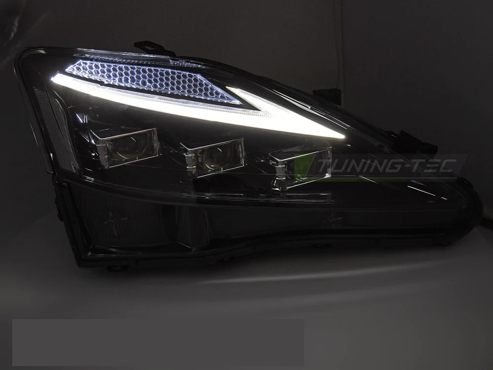 Frontlykter Lexus IS (2006–2013) Full LED Svart - LPLE12