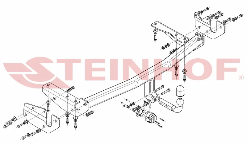 Tilhengerfeste Lexus RX II (2003-2008) – fastmontert | Steinhof