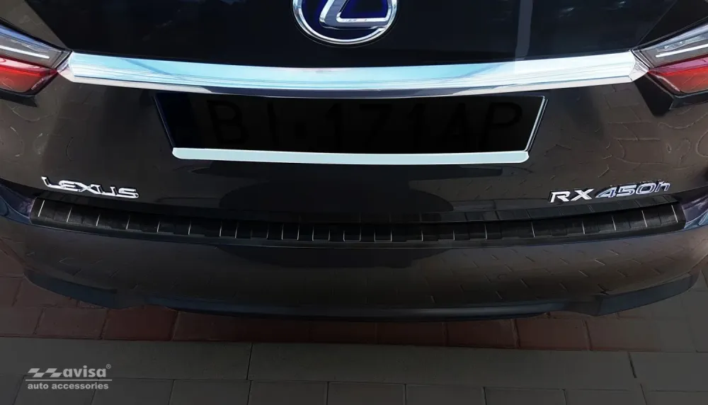 Bakfangerbeskytter Lexus RX 450h IV / Black Edition (2015-2019) – rustfritt stål | Avisa
