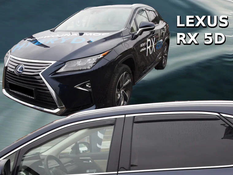 Vindavviser Lexus RX IV / sett 4 stk. (2015-2022) – PMMA Plexi | Heko