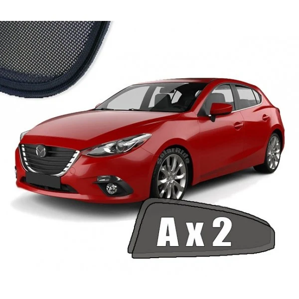Solskjerm Mazda 3 Hatchback III (2013-2018) (2 stk)