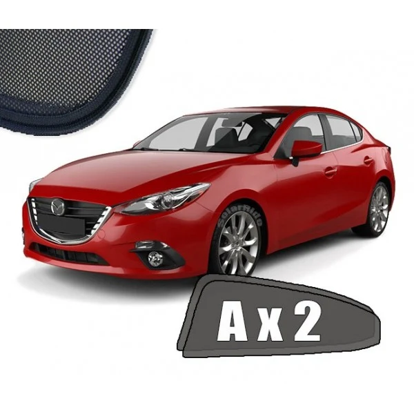 Solskjerm Mazda 3 Sedan III (2013-2018) (2 stk)