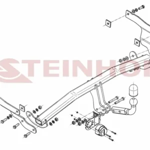 Tilhengerfeste Mazda 3 5D (BM) (2013-) – fastmontert | Steinhof