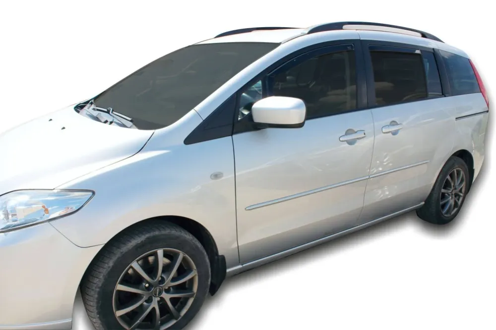 Vindavviser Mazda 5 5-dørs 2006 → sett 4 stk. – PMMA Plexi | Heko