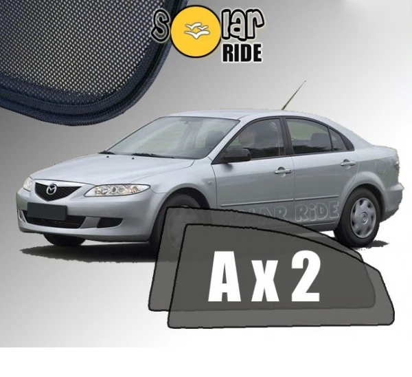 Solskjerm Mazda 6 (GG/GY) Liftback I (2002-2007) (2 stk)