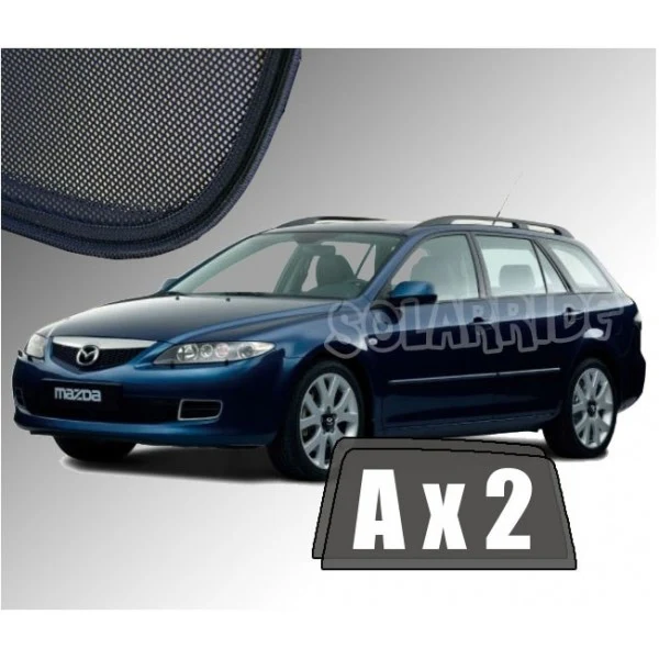 Solskjerm Mazda 6 (GG/GY) Stasjonsvogn I (2002-2007) (2 stk)