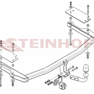 Tilhengerfeste Mazda 6 I (GG/GY) (2002-2007) – fastmontert | Steinhof