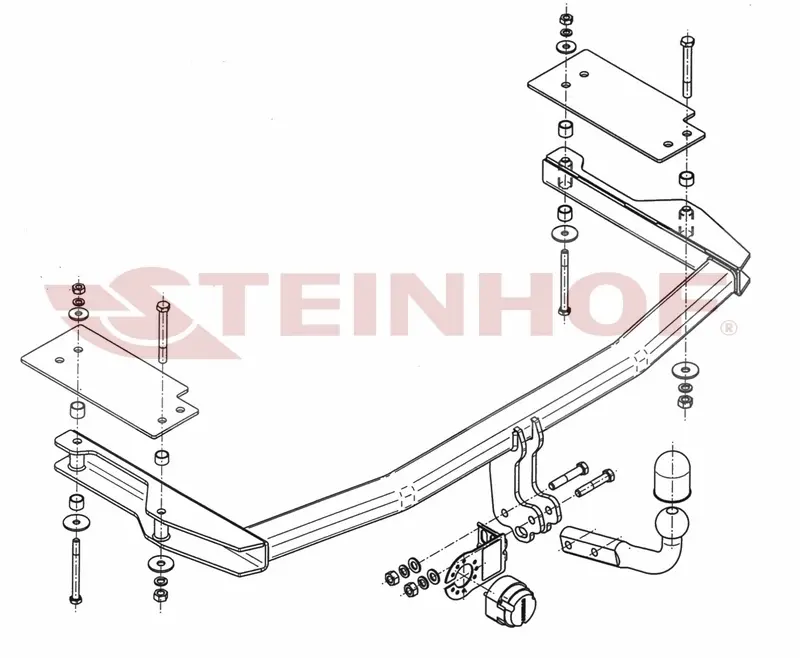 Tilhengerfeste Mazda 6 I (GG/GY) (2002-2007) – fastmontert | Steinhof