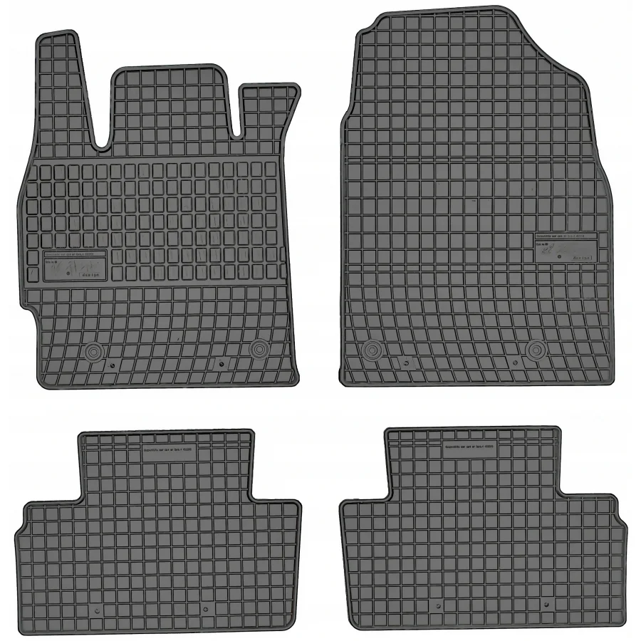 Gulvmatter Mazda CX-7 (2006-2009) – med sidekant på 1 cm | Frogum