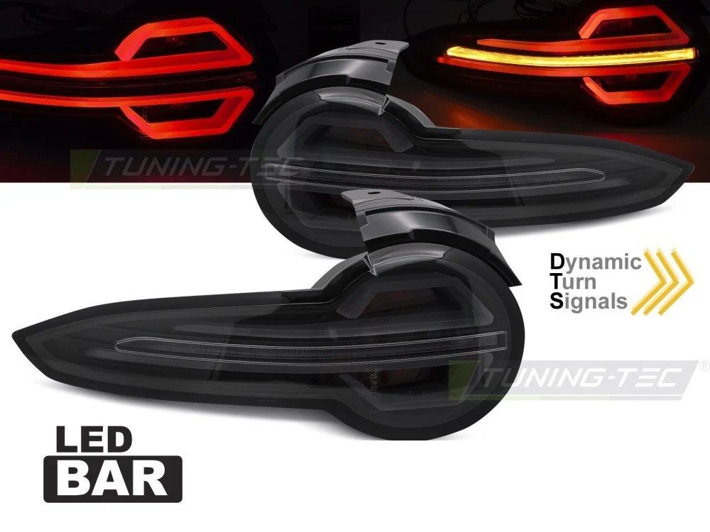 Baklykter Mazda MX-5 ND (2015–2023) LED Sekvensiell Smoke Svart - LDMA06