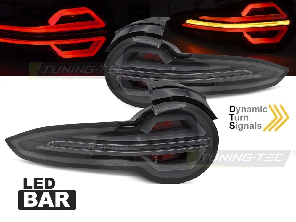 Baklykter Mazda MX-5 ND (2015–2023) LED Sekvensiell Svart - LDMA04