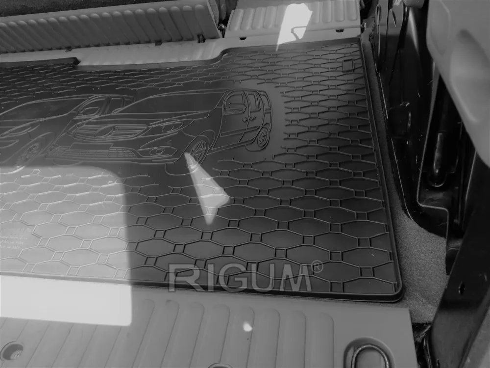 Bagasjeromsmatte Mercedes Citan (W415) (2012-) – Luktfrie Gummi | Rigum
