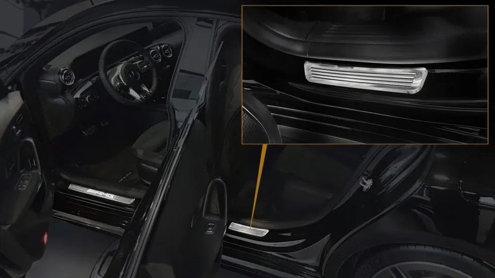 Dørbeskytter Mercedes CLA II Shoting Brake X118 (2019-) – Rustfritt stål | Avisa