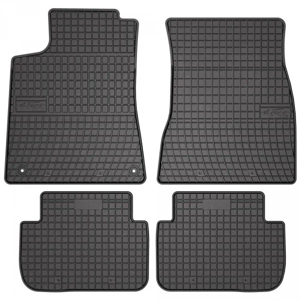 Gulvmatter Mercedes CLK II (C209) (2002-2009) – med sidekant på 1 cm | Frogum