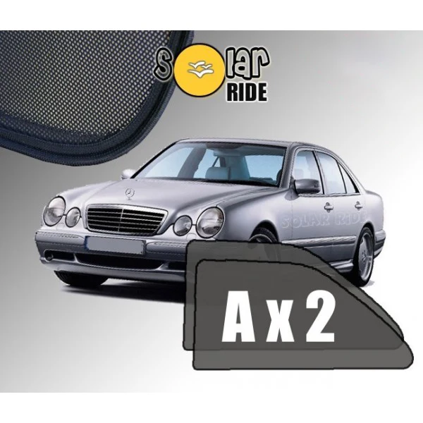 Solskjerm Mercedes E-Klasse (W210) Sedan (1995-2003) (2 stk)