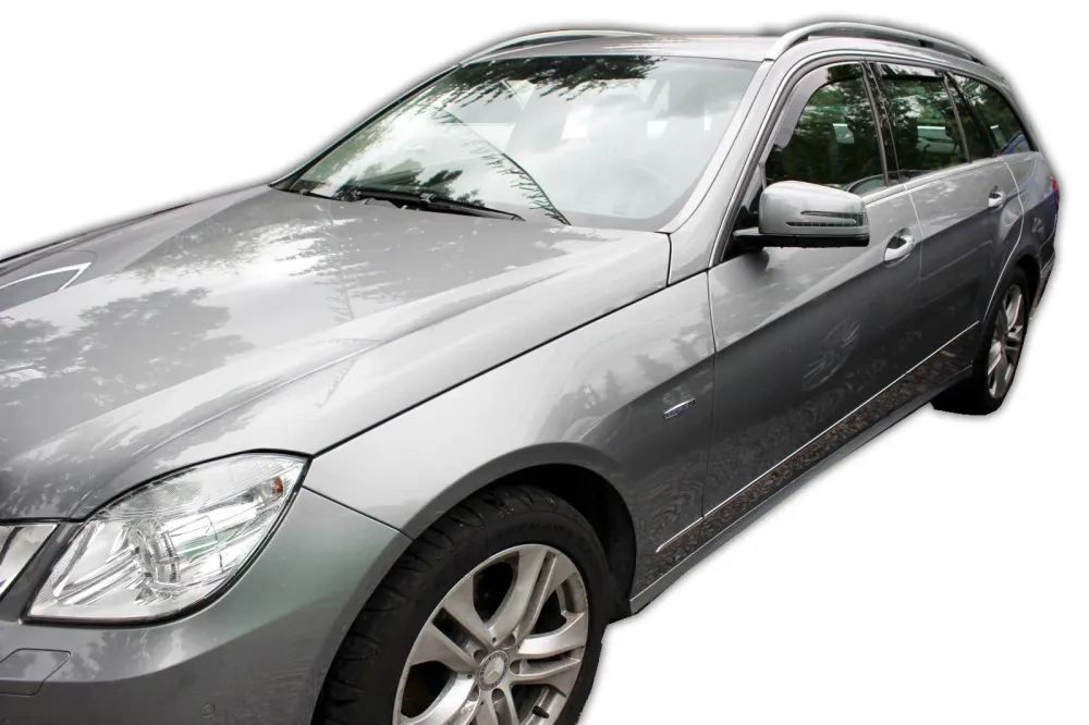 Vindavviser Mercedes E-Klasse W212 Stasjonsvogn / sett 4 stk. (2009-2016) – PMMA Plexi | Heko