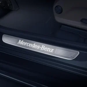 Dørbeskytter Mercedes EQC / GLC (C253 X253) LED lighting Silver Edition – rustfritt stål/aluminium | Mercedes OEM