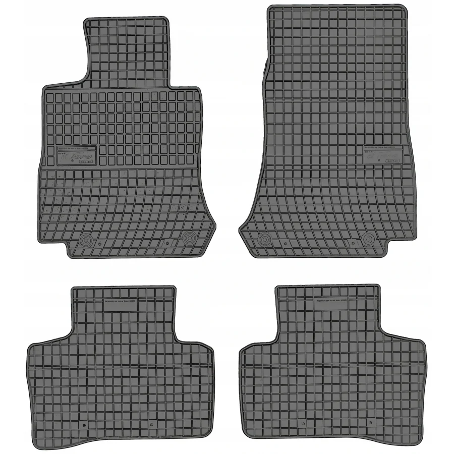 Gulvmatter Mercedes EQC (N293) (2019-2023) – med sidekant på 1 cm | Frogum