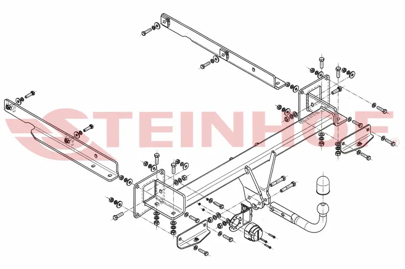 Tilhengerfeste Mercedes GL (X166) (2012-2015) – fastmontert | Steinhof