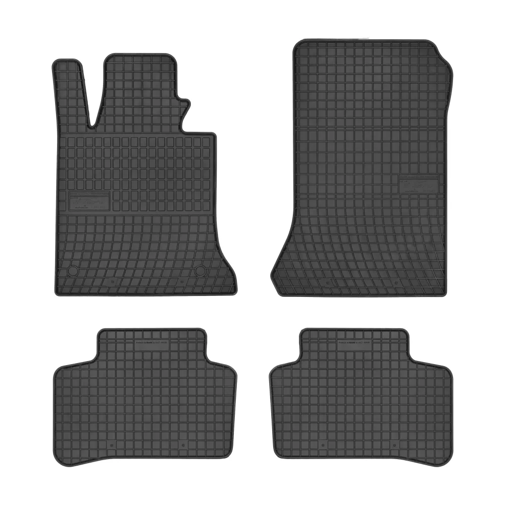 Gulvmatter Mercedes GLK (X204) (2008-2015) – med sidekant på 1 cm | Frogum