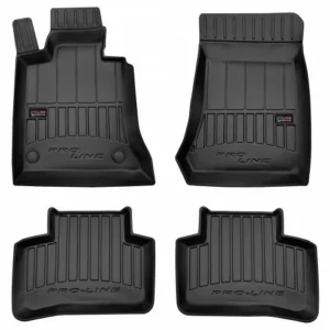 Gulvmatter Mercedes GLK (X204) (2008-2015) – 3D Premium med sidekant | Frogum