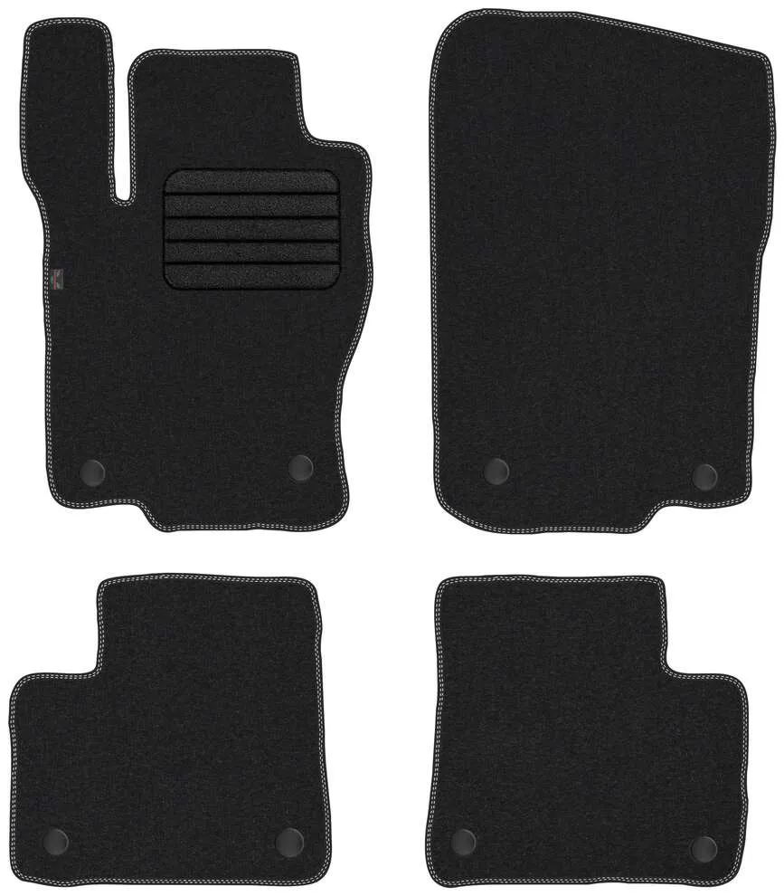 Stoffmatter Mercedes GLS (X166) (2015-2019) – 4 stk Premium Tekstil