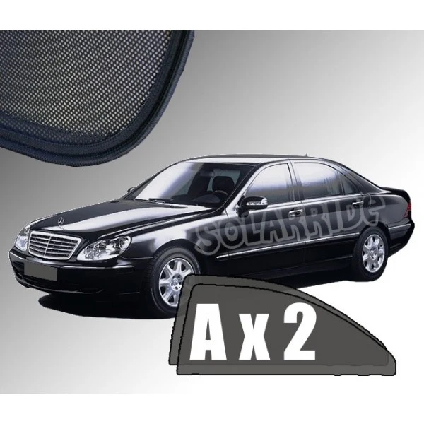 Solskjerm Mercedes S-Klasse (W220) Sedan (1998-2005) (2 stk)