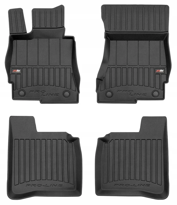 Gulvmatter Mercedes S-Klasse (W221) Long (2005-2013) – 3D Premium med sidekant | Frogum