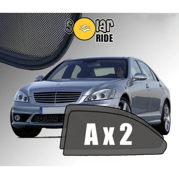 Solskjerm Mercedes S-Klasse (W221) Sedan (2005-2013) (2 stk)