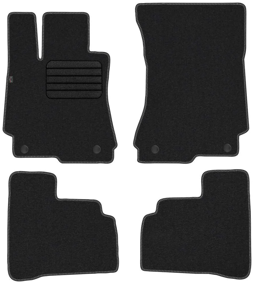 Stoffmatter Mercedes S-Klasse (W221) (2005-2013) – Premium Stoff - Textil