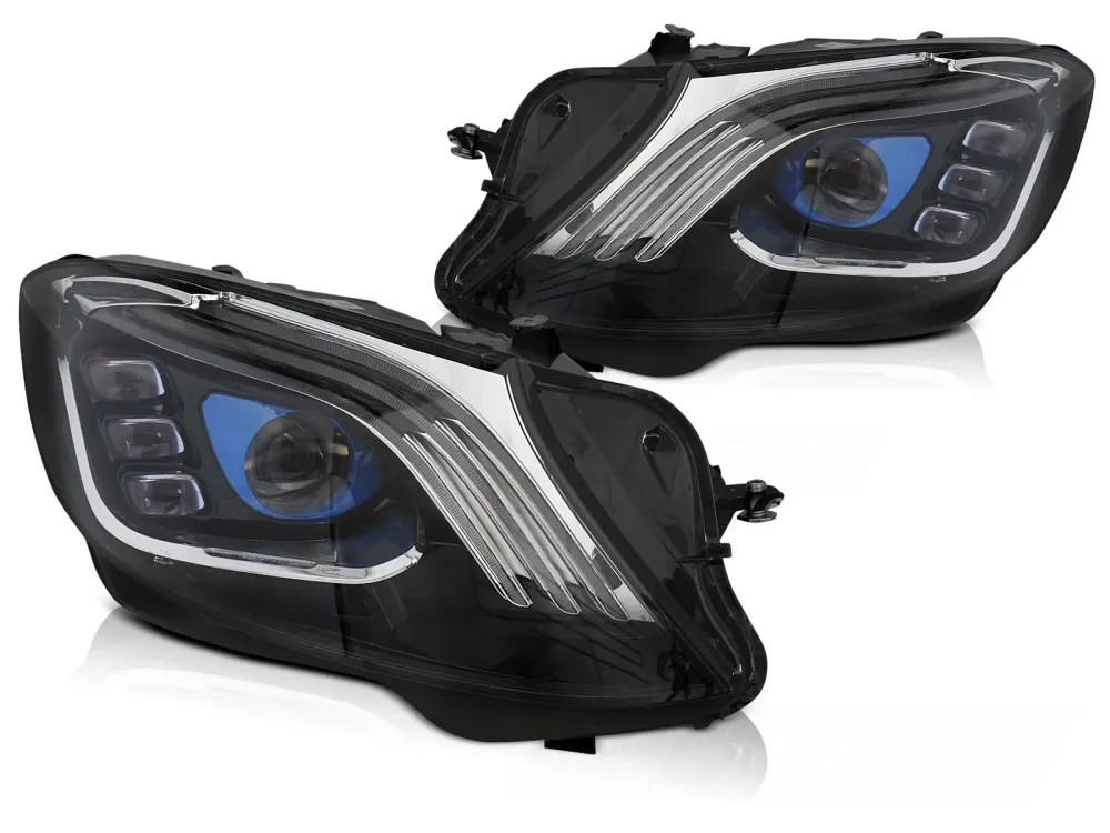Frontlykter Mercedes S-Klasse W222 (2013–2017) Full LED Svart - LPMEE9