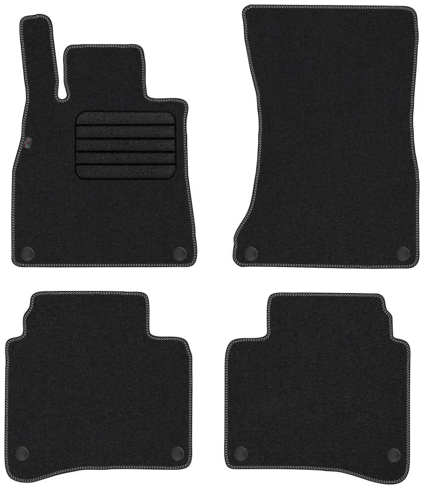 Stoffmatter Mercedes S (W222) (2013-2020) – Premium Stoff - Textil