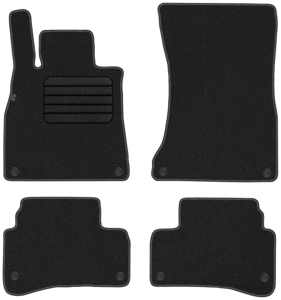Stoffmatter Mercedes S (W222) (2013-2020) – Premium Stoff - Textil