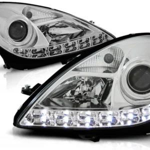 Frontlykter Mercedes SLK R171 (2004–2011) Xenon Daylight Krom - LPMEE2