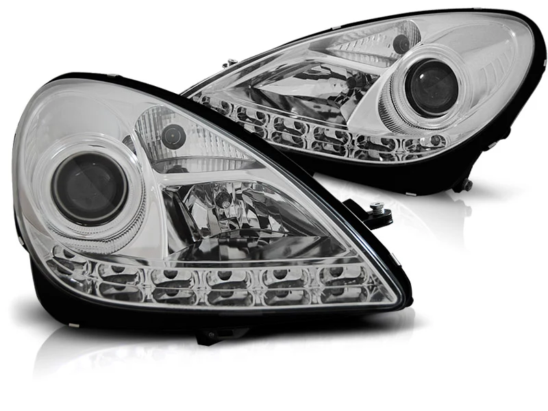 Frontlykter Mercedes SLK R171 (2004–2011) Xenon DRL Krom - LPMEE4
