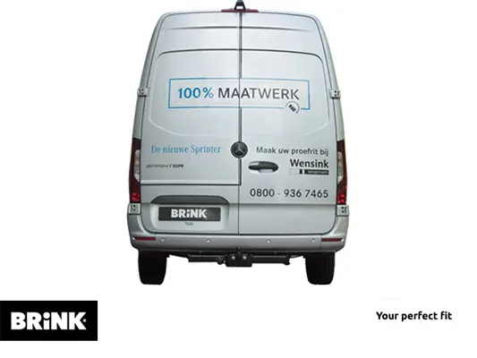 Tilhengerfeste Mercedes Sprinter III (W907) (2018-) – Fastmontert trekkkrok | Brink