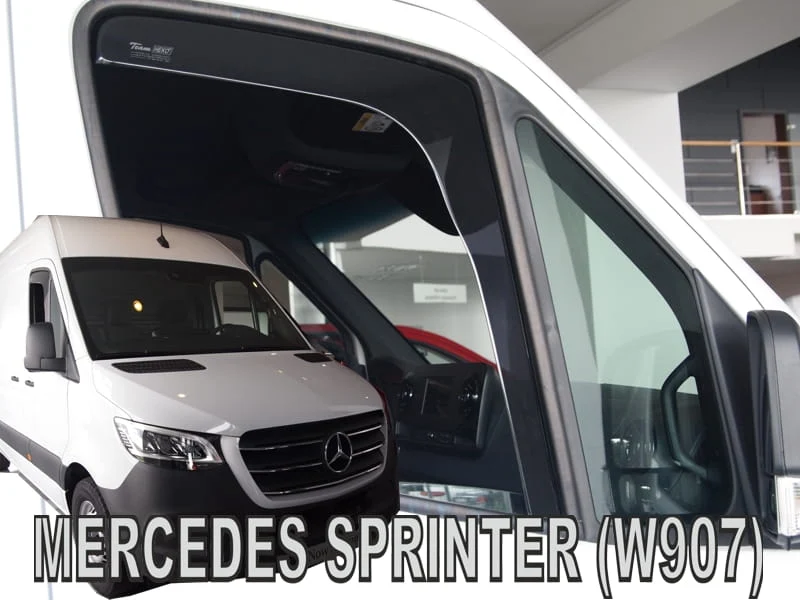 Vindavviser Mercedes Sprinter III (W907, W910) / sett 2 stk. (2018-) – PMMA Plexi | Heko