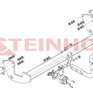 Tilhengerfeste Mercedes Vito (W447) (2014-) – fastmontert | Steinhof