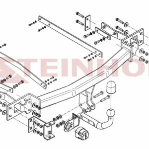 Tilhengerfeste Mercedes W 211 4D E-Klasse (2002-2009) – fastmontert | Steinhof