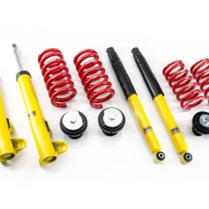 Coilover-sett Mercedes-Benz 124 Sedan W124 1984-1993 Justerbar senking 30-75 mm Gullfarget - MTSGWMB01