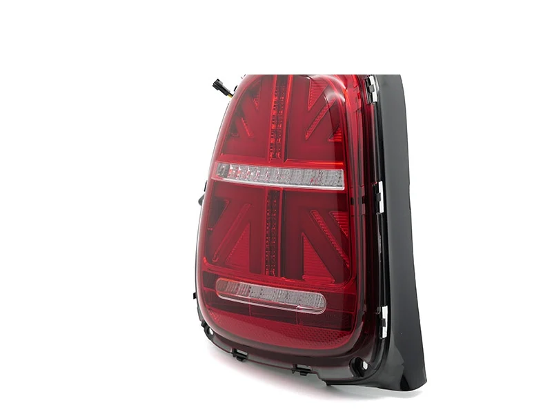 Baklykter Mini Cooper F55 F56 F57 (2014-2017) LED Sekvensiell Rod/Hvit - LDMC12