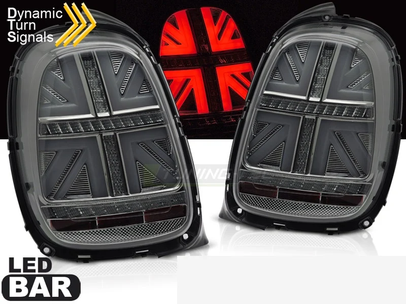 Baklykter Mini Cooper F55/F56/F57 (2014-2017) LED Smoke Sekvensiell - LDMC14