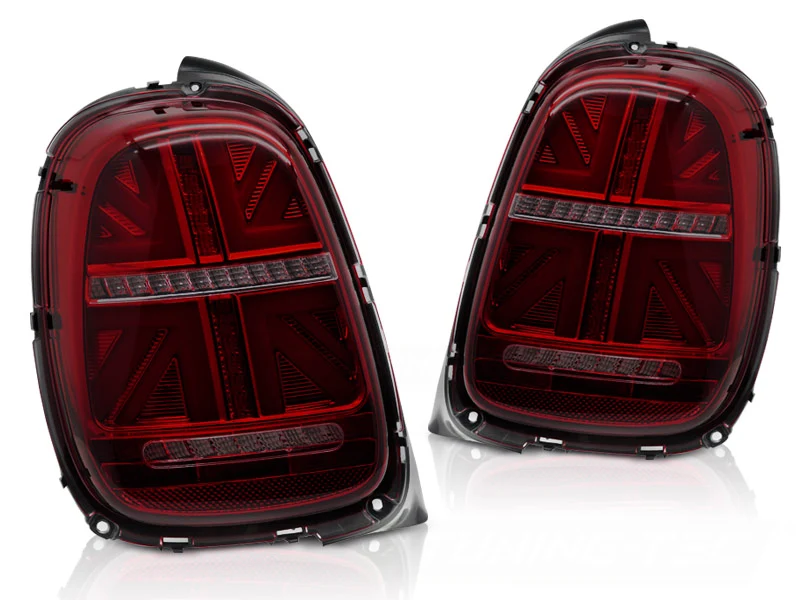 Baklykter Mini Cooper F55/F56/F57 (2014-2017) LED Sekvensiell Rod Smoke - LDMC13