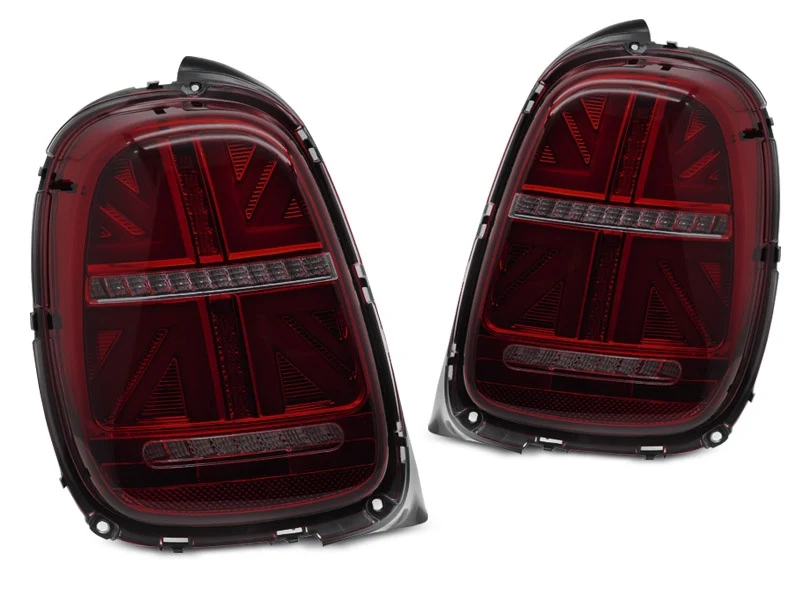 Baklykter Mini Cooper F55/F56/F57 (2014-2017) LED Sekvensiell Rod Smoke - LDMC13