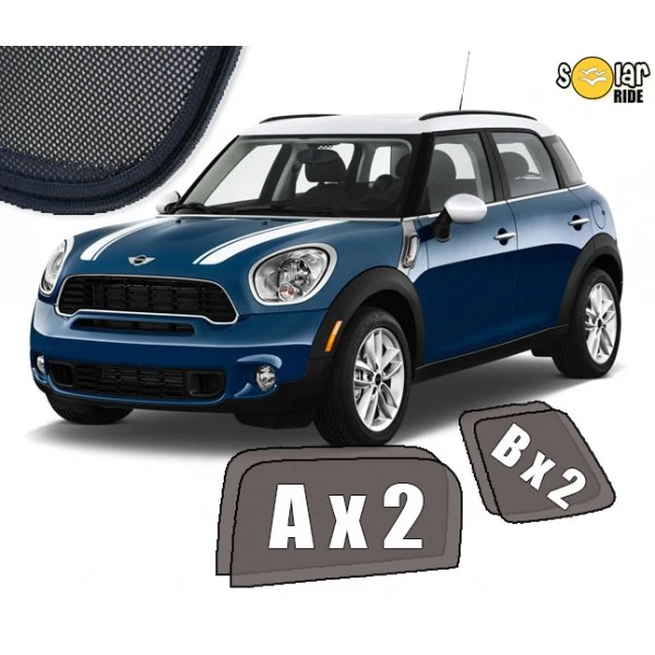 Solskjerm Mini Countryman I (2010-2016) (4 stk)