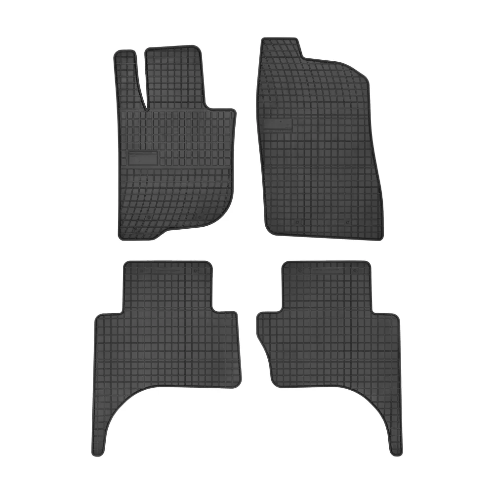 Gulvmatter Mitsubishi L200 II (2016-2019) – med sidekant på 1 cm | Frogum