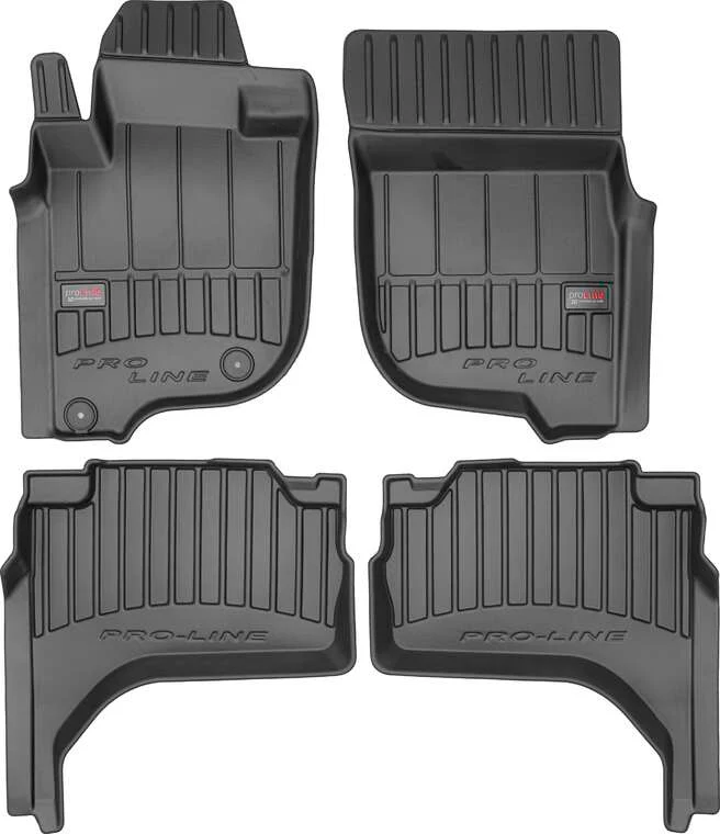 Gulvmatter Mitsubishi L200 (2019-) – 3D Premium med sidekant | Frogum