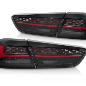 Baklykter Mitsubishi Lancer 8 Sedan (2008–2016) / Evo X (2007–2016) LED Rød - LDMI13