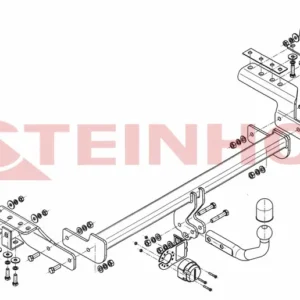 Tilhengerfeste Mitsubishi Lancer Sportback (2008-2012) – fastmontert | Steinhof